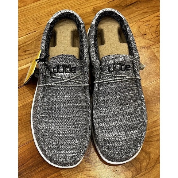 NEW Hey Dude Wally Stretch Grant Slip On Casual Loafers Size 8 Men’s Gray main image 9